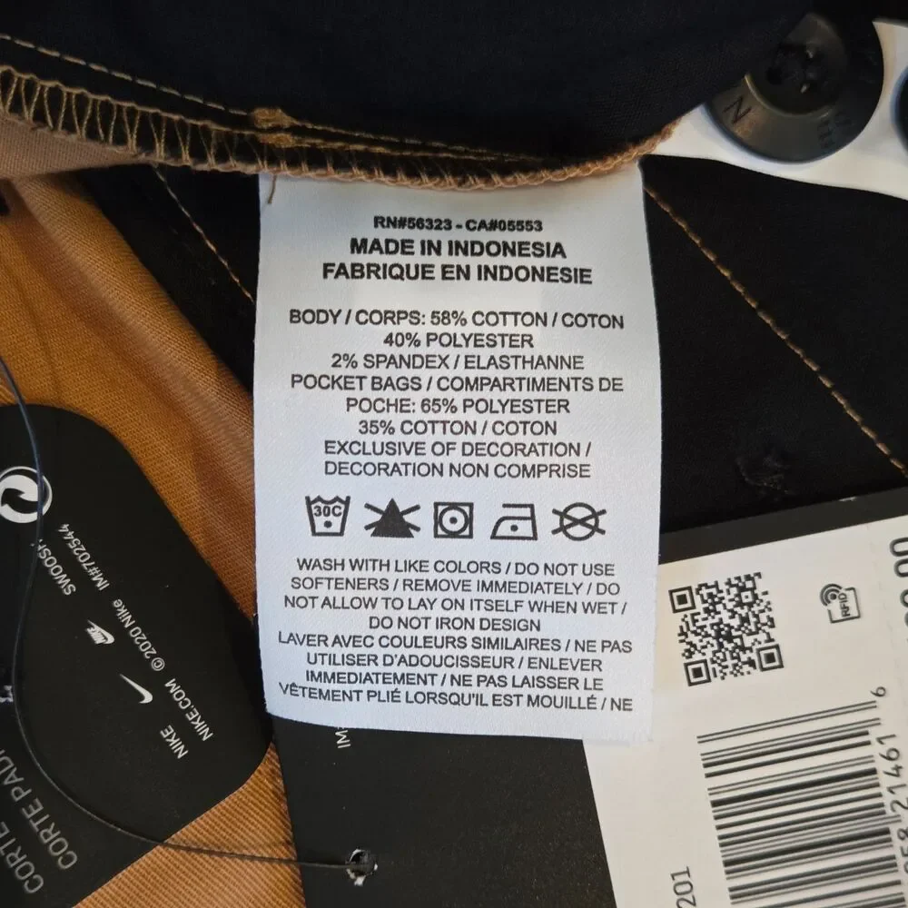 Nike SB Chino Prep Angel Pants Mens 32 Skateboarding Stretch DJ7605-201 NWT - Picture 8 of 12